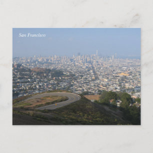 San Francisco View from Twin Peaks Postcard