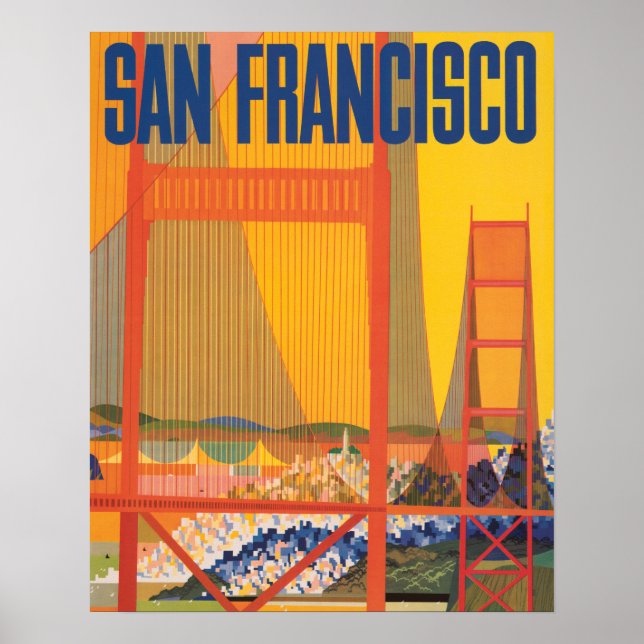 San Francisco Vintage Poster (Front)