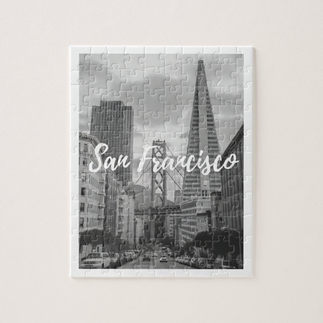San Francisco Vintage Travel  Jigsaw Puzzle (Vertical)
