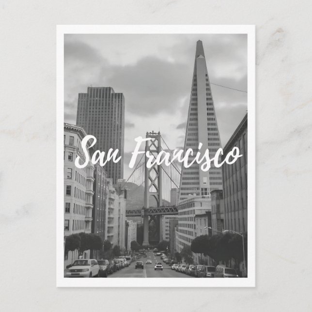 San Francisco Vintage Travel  Postcard (Front)
