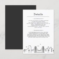 San Francisco Wedding | Guest Details
