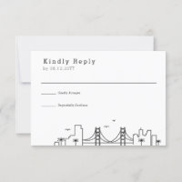 San Francisco Wedding | Skyline RSVP