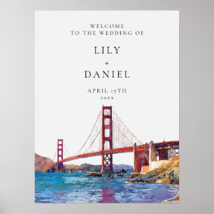 San Francisco Wedding Welcome Sign