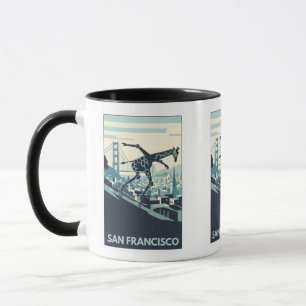 San Francisco WPA art Mug