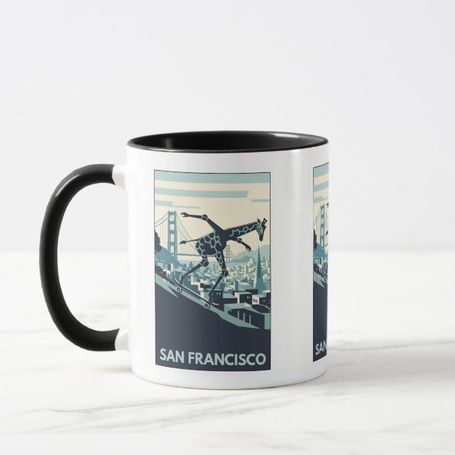 San Francisco WPA art Mug (Left)
