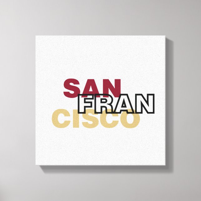 San Francisco Wrapped Canvas (Front)