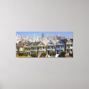 San Francisco's Famous Painted Ladies Canvas Print