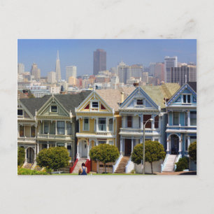 San Francisco's Famous Painted Ladies Postcard