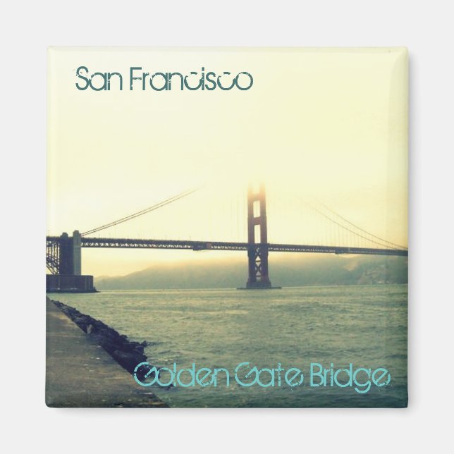 San Francisco's Golden Gate Bridge Magnet (Front)