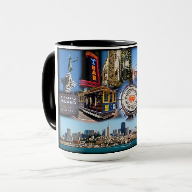 San Francisco's Tourist Attractions Mug (Front Left)