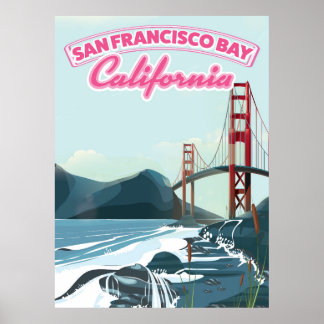 San Fransisco Bay travel poster
