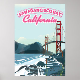 San Fransisco Bay travel poster