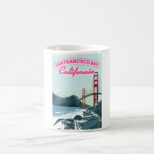 San Fransisco Bay travel poster Coffee Mug