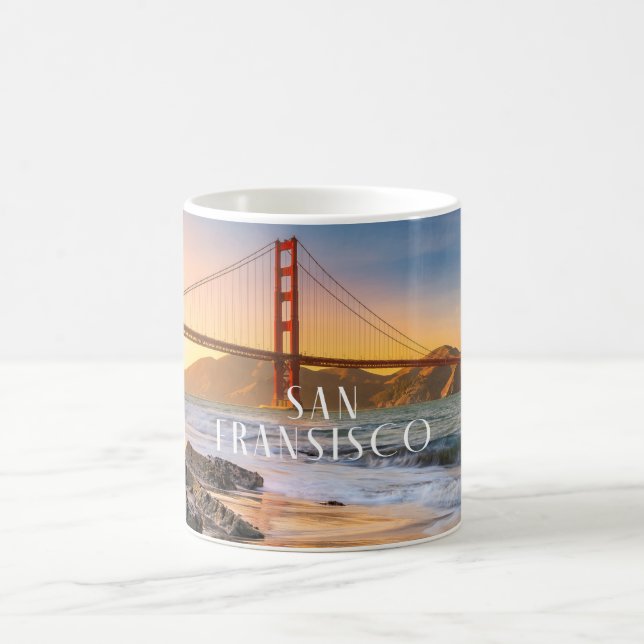 San Fransisco Golden Gate Bridge Panoramic Mug (Center)