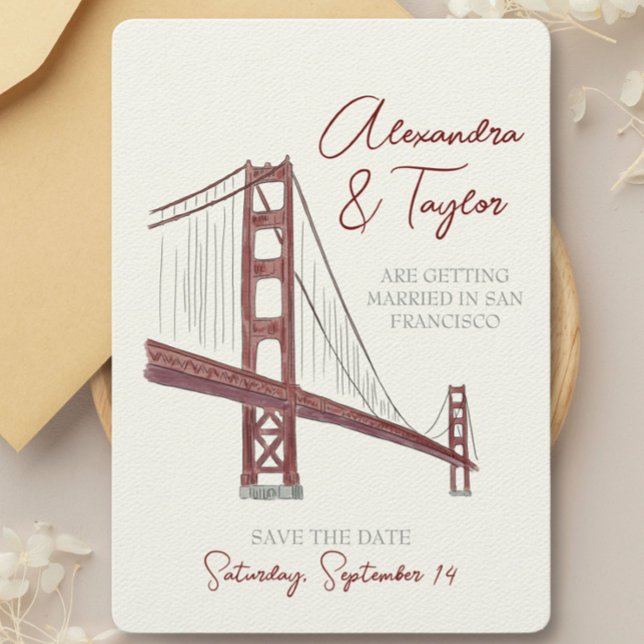 San Fransisco Save The date Invitation (Creator Uploaded)