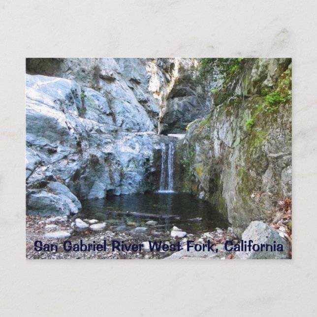 San Gabriel River West Fork Postcard! Postcard (Front)
