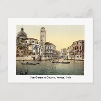 San Geremia Church, Venice, Italy 1890's Postcard
