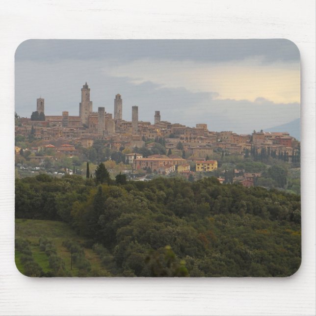 San Gimignano, Italy Mouse Mat (Front)