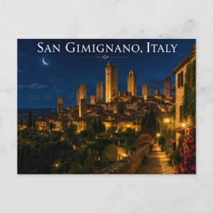 San Gimignano Italy Postcard
