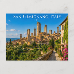 San Gimignano Italy Postcard