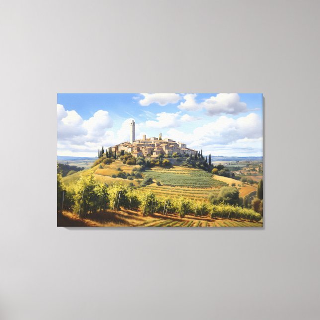 San Gimignano, Tuscany - Italy Canvas Print (Front)