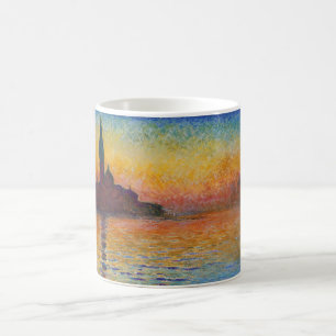 San Giorgio Maggiore at Dusk (by Claude Monet) Coffee Mug