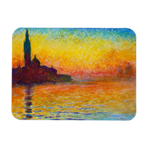 San Giorgio Maggiore at Dusk  Claude Monet Magnet