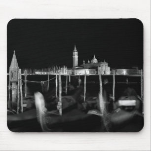 San Giorgio Maggiore church, gondolas in Venice Mouse Mat