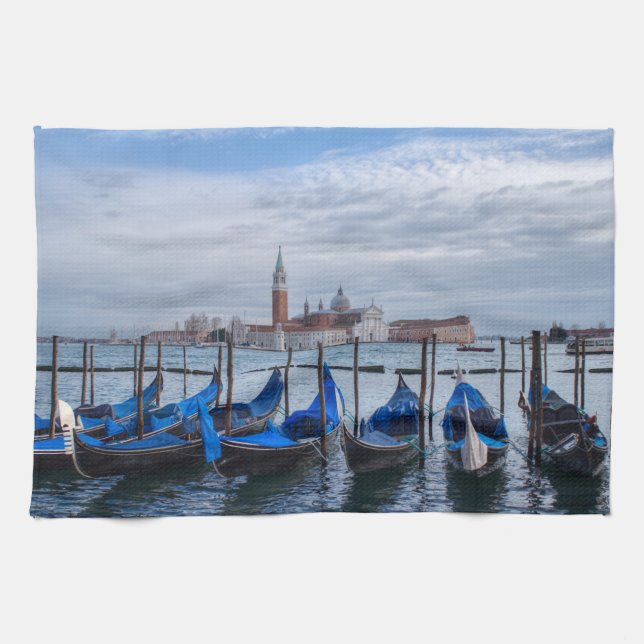 San Giorgio Maggiore Venice Italy Tea Towel (Horizontal)