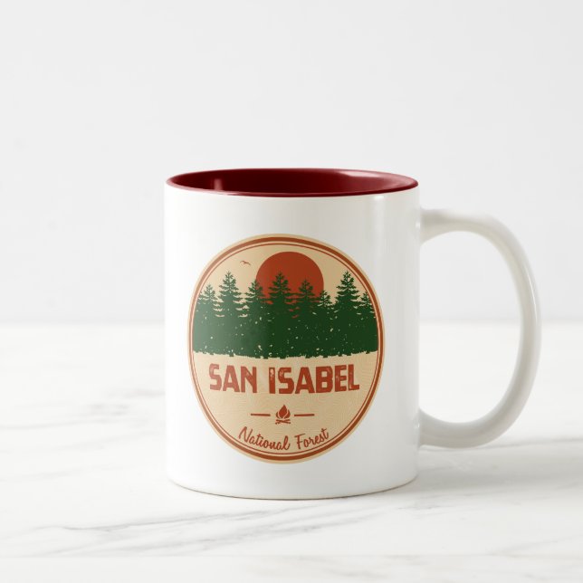 San Isabel National Forest Two-Tone Coffee Mug (Right)