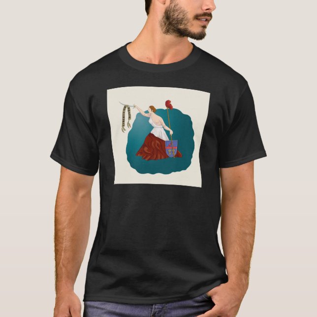 San Jacinto Flag T-Shirts (Front)
