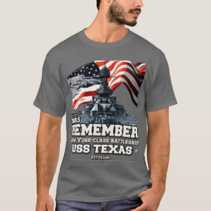 San Jacinto USS TEXAS US BB35 Battleship T-Shirt