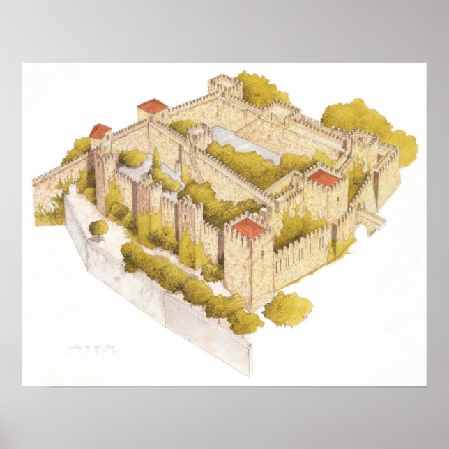 San Jorge castle. Lisboa Portugal Poster (Front)