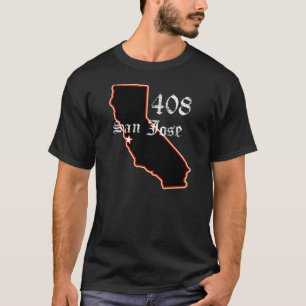 San Jose, 408 -- T-Shirt