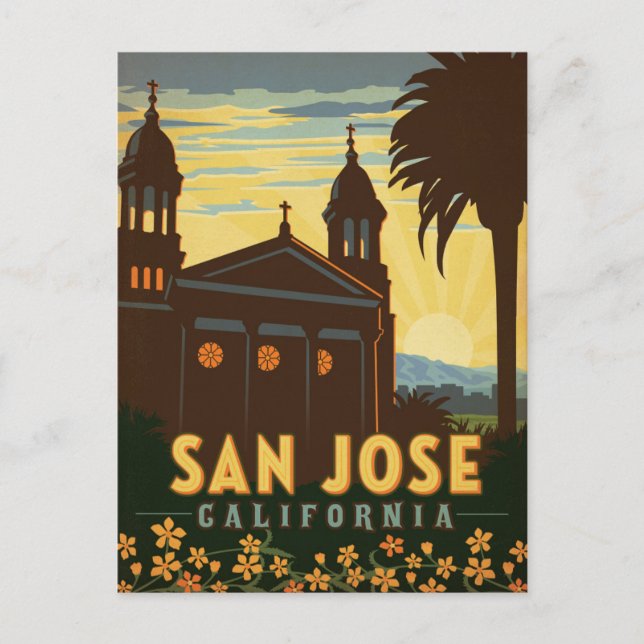 San Jose, CA Postcard (Front)
