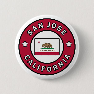 San Jose California 6 Cm Round Badge