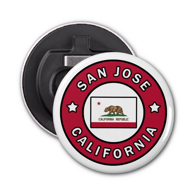 San Jose California Bottle Opener (Front)