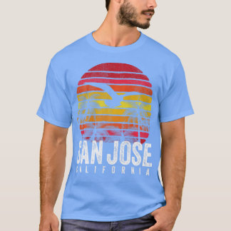 San Jose California CA Vintage Retro Distressed St T-Shirt