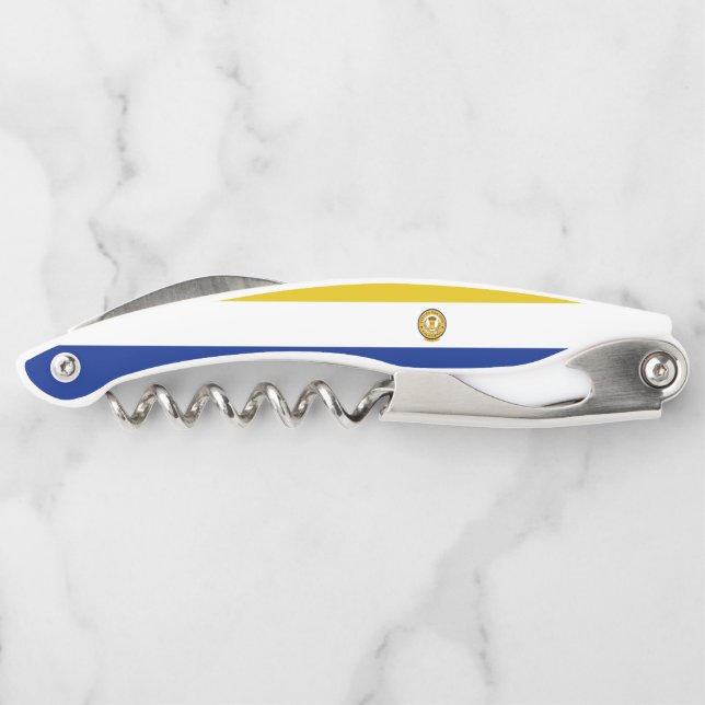 San Jose (California) city flag  Corkscrew (Back)