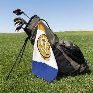 San Jose (California) city flag Golf Towel