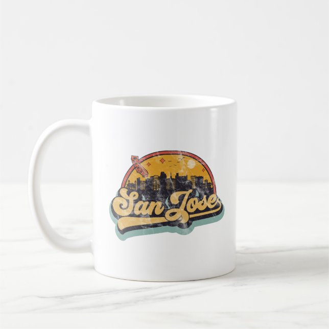 San Jose, California Coffee Mug (Left)