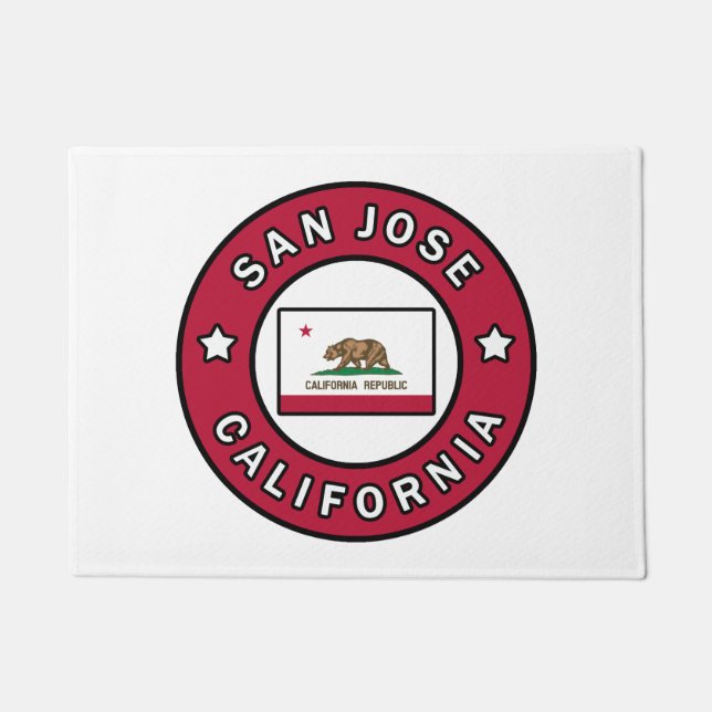 San Jose California Doormat (Front)