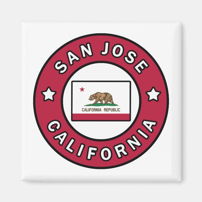 San Jose California Magnet (Front)