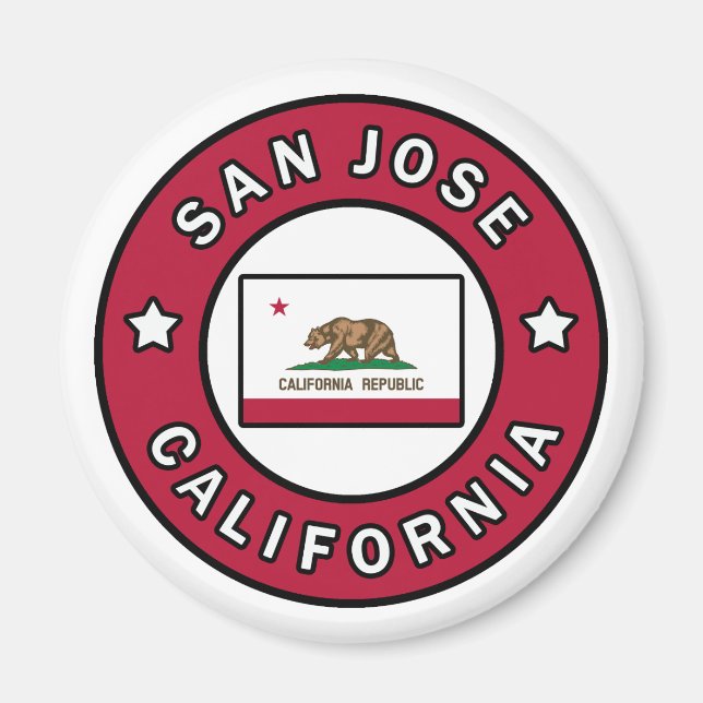 San Jose California Magnet (Front)