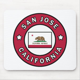 San Jose California Mouse Mat