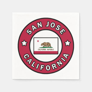 San Jose California Napkin