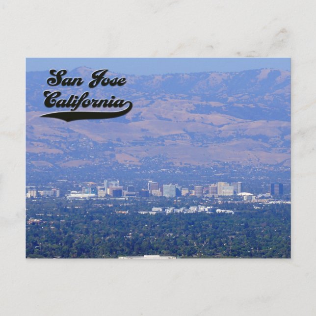 San Jose California Postcard (Front)