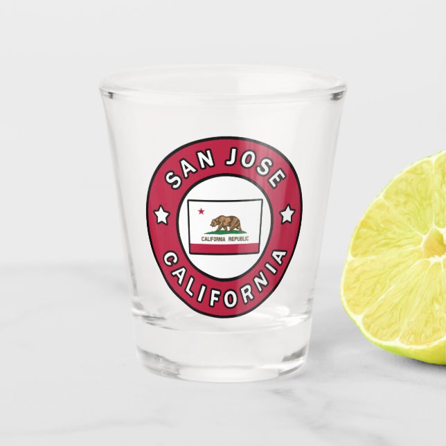 San Jose California Shot Glass (Front)