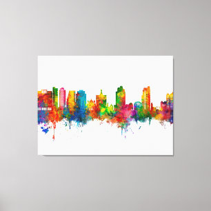 San Jose California Skyline Canvas Print