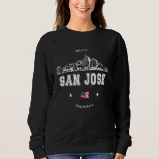 San Jose California Skyline Sweatshirt